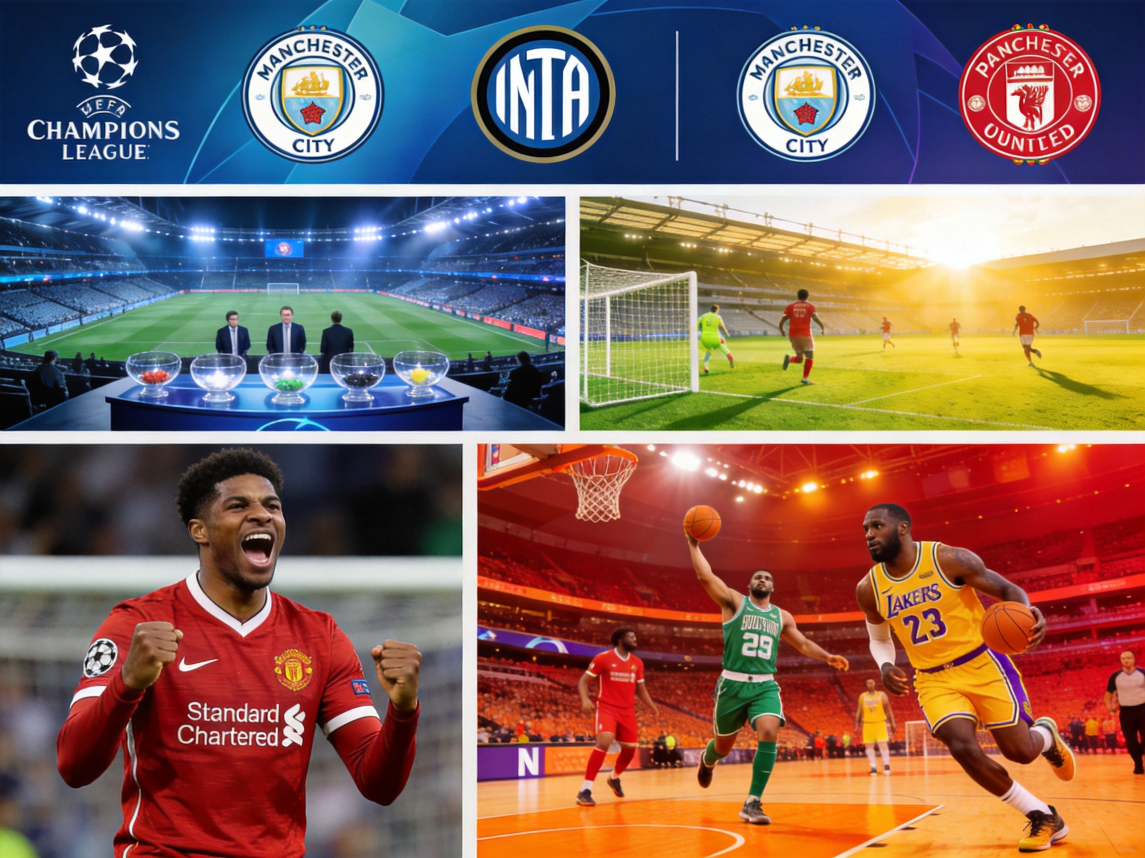 足球场全景 赛事现场俯瞰
